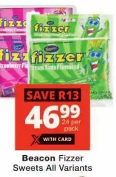 Checkers Beacon Fizzer Sweets All Variants offer