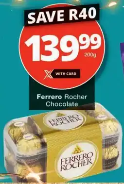 Checkers Ferrero Rocher Chocolate offer