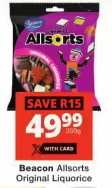 Checkers Beacon Allsorts Original Liquorice offer