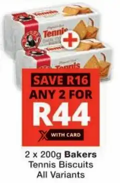 Checkers Bakers Tennis Biscuits All Variants offer