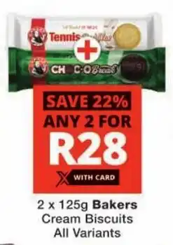 Checkers Bakers Cream Biscuits All Variants offer