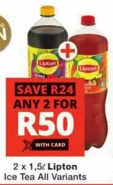 Checkers Lipton Ice Tea All Variants offer
