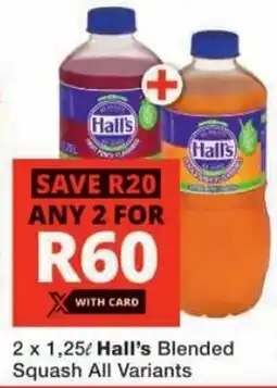 Checkers Hall's Blended Squash All Variants offer