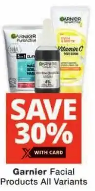 Checkers Garnier Facial Products All Variants offer