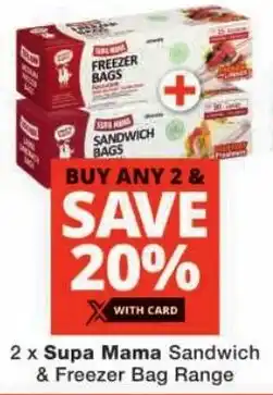 Checkers Supa Mama Sandwich & Freezer Bag Range offer