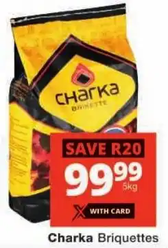 Checkers Charka Briquettes offer