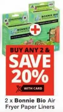 Checkers Bonnie Bio Air Fryer Paper Liners offer