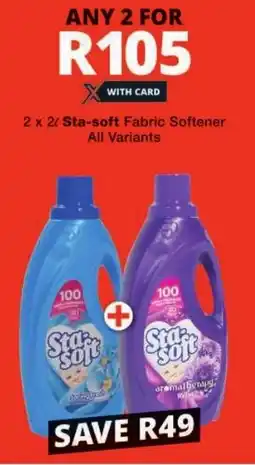 Checkers Sta-soft Fabric Softener All Variants offer