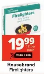 Checkers Housebrand Firelighters offer
