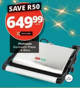 Checkers Platinum Sandwich Press offer