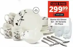 Checkers Starter Kit Dinner Set offer