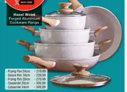 Checkers Hazel Wood Forged Aluminium Cookware Range offer