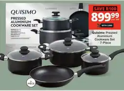 Checkers Quisimo Pressed Aluminium Cookware Set offer