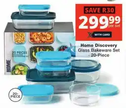Checkers Home Discovery Glass Bakeware Set offer