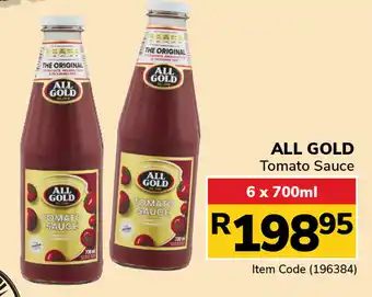 ALL GOLD Tomato Sauce