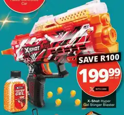 Checkers X-Shot Hyper Gel Stinger Blaster offer