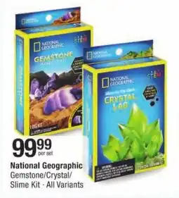 Checkers National Geographic Gemstone/ Crystal/ Slime Kit offer