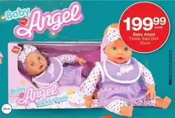 Checkers Baby Angel Tickle Toes Doll offer
