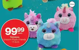 Checkers Twinkies Unicorn Plush Friends offer