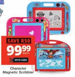 Checkers Character Magnetic Scribbler offer