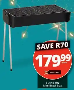 Checkers BushBaby Mini Braai Box offer