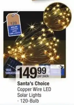 Checkers Santa's Choice Copper Wire LED Solar Lights offer