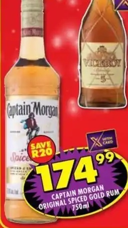 Shoprite Liquor Captain morgan original spiced gold rum offer