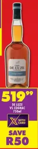 Shoprite Liquor De luze vs cognac offer