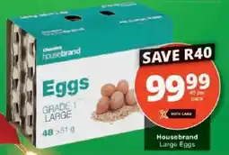 Checkers Hyper Housebrand Large Eggs offer