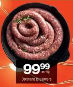 Checkers Hyper Dorsland Braaiwors offer