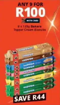 Checkers Hyper Bakers Topper Cream Biscuits offer