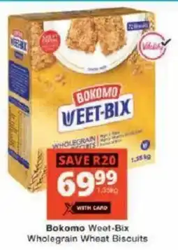 Checkers Hyper Bokomo Weet-Bix Wholegrain Wheat Biscuits offer