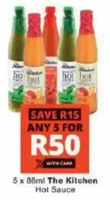 Checkers Hyper The Kitchen Hot Sauce offer