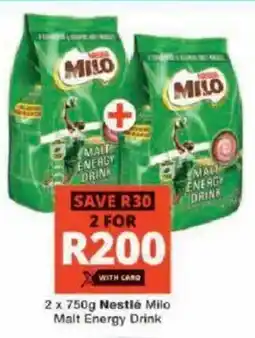 Checkers Hyper Nestlé Milo Malt Energy Drink offer