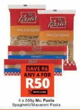 Checkers Hyper Mr. Pasta Spaghetti/ Macaroni Pasta offer