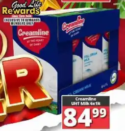 Big Save Creamline UHT Milk offer
