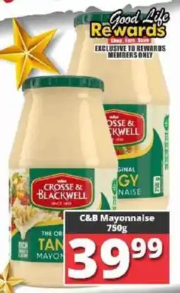 Big Save C&B Mayonnaise offer