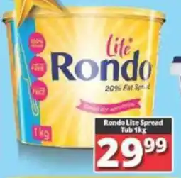 Big Save Rondo Lite Spread Tub offer