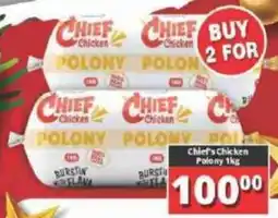 Big Save Chief's Chicken Polony offer