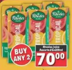 Big Save Rhodes Juice Assorted offer