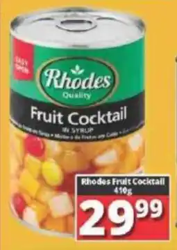 Big Save Rhodes Fruit Cocktail offer