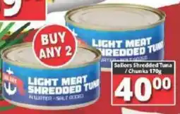 Big Save Sailors Shredded Tuna/ Chunks offer