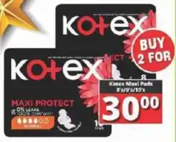 Big Save Kotex Maxi Pads offer