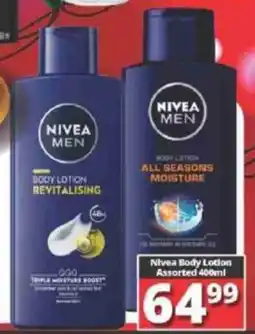 Big Save Nivea Body Lotion Assorted offer