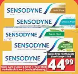Big Save Sensodyne Toothpaste Base Range offer