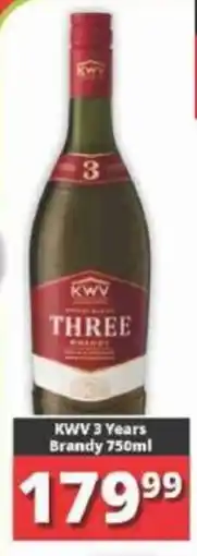 Big Save KWV 3 Years Brandy offer