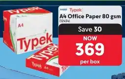 Makro Typek A4 Office Paper 80 gsm offer