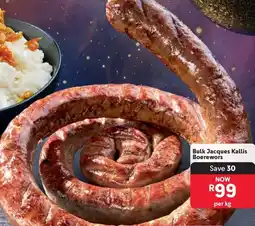 Makro Bulk Jacques Kallis Boerewors offer