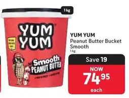 Makro Yum Yum Peanut Butter Bucket Smooth offer