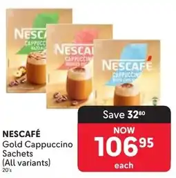 Makro Nescafe Gold Cappuccino Sachets offer